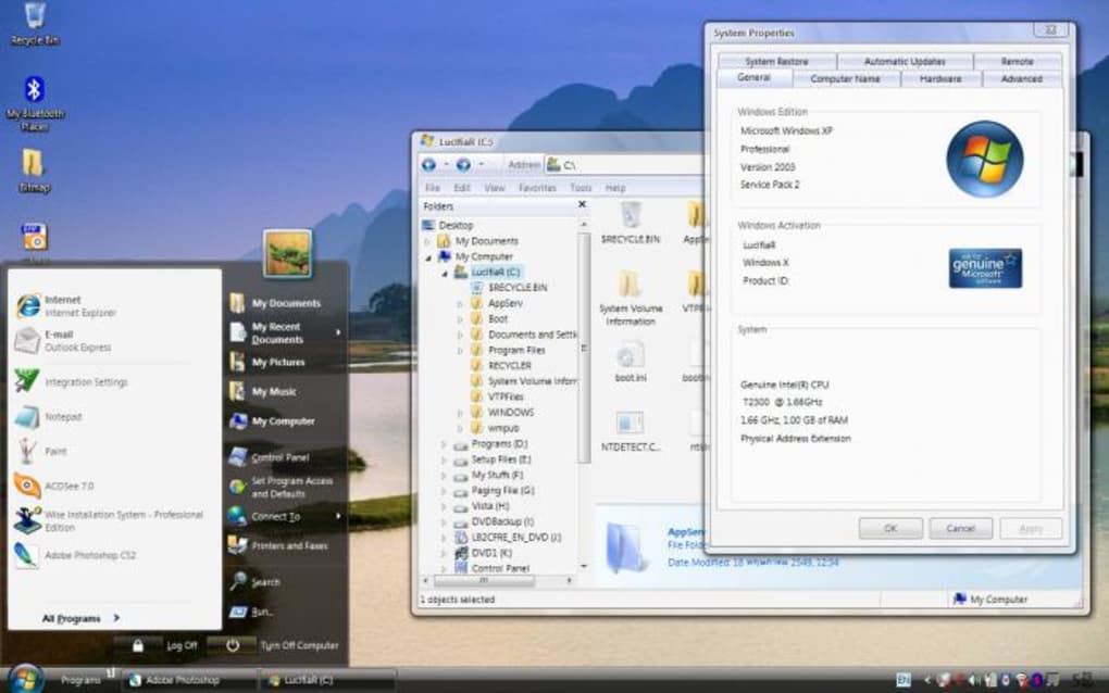 Windows 7 ultimate transformation pack for xp